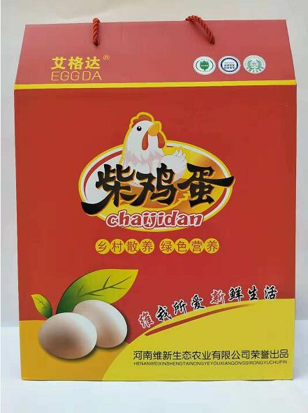 大河扶贫年货节优选产品:艾格达柴鸡蛋
