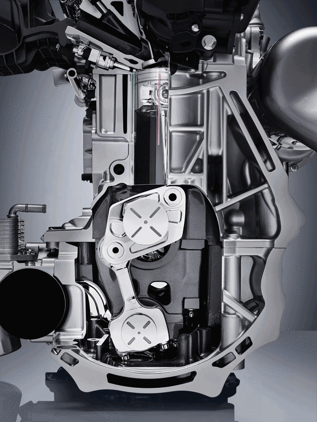 所谓可变压缩比发动机,其实就是让发动机自己改变