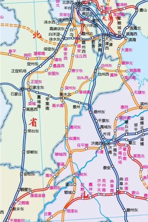 丰台至雄安至商丘段是京港台高铁的重要组成部分,设计时速350km/h,全