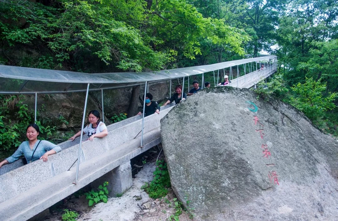 天龙池风景区366米高山品质滑道