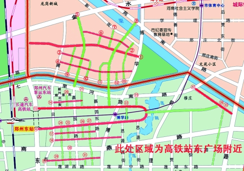 郑州东区所有未命名道路面向社会公开征集名称