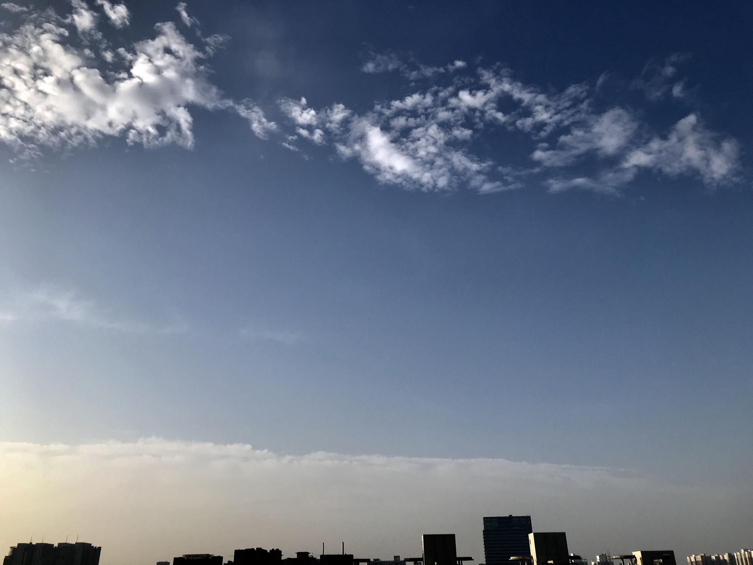 22日,也就是假期第一天,全省晴天间多云,中西部部分地区有西北风4级