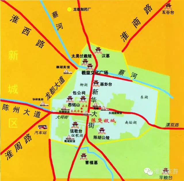 淮阳太昊陵地图图片
