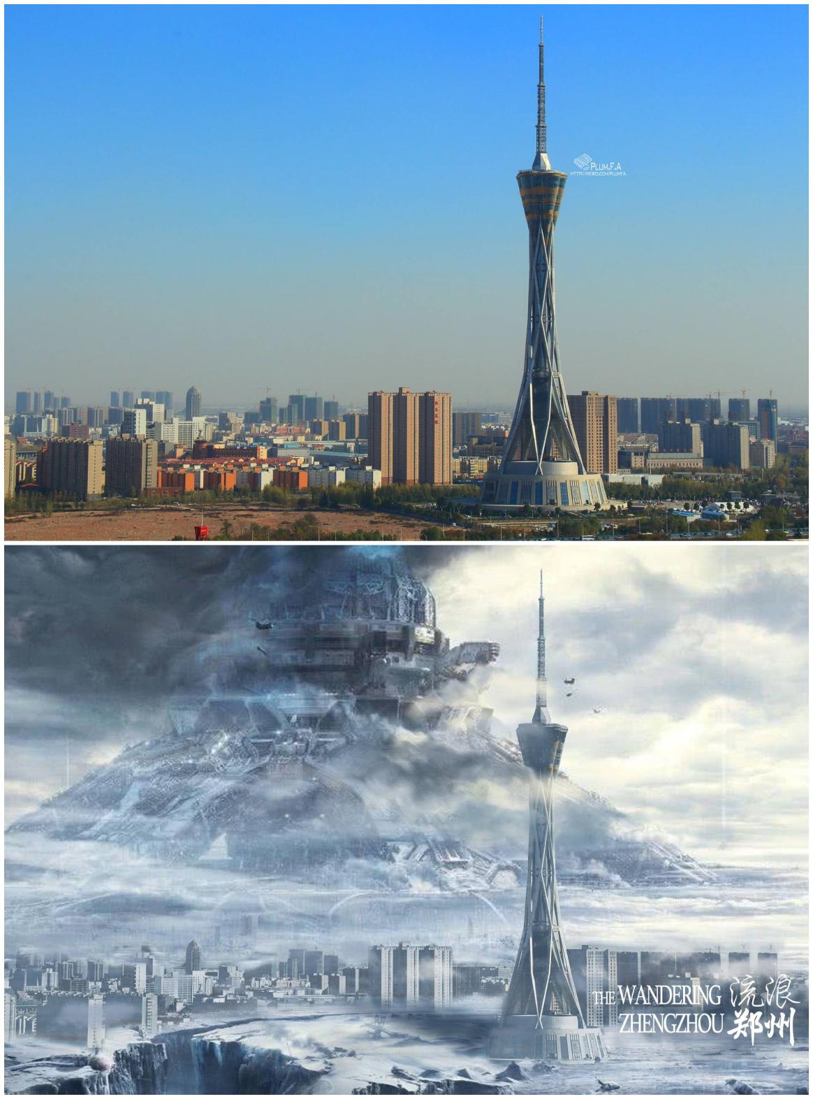 二七塔,博物院,大玉米等被霸气冰封!流浪郑州来了