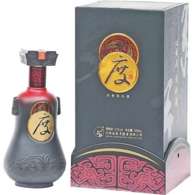 张弓酒业的张弓酒张弓老酒酒业的皇封酒商丘宁陵县有两家关系微妙的