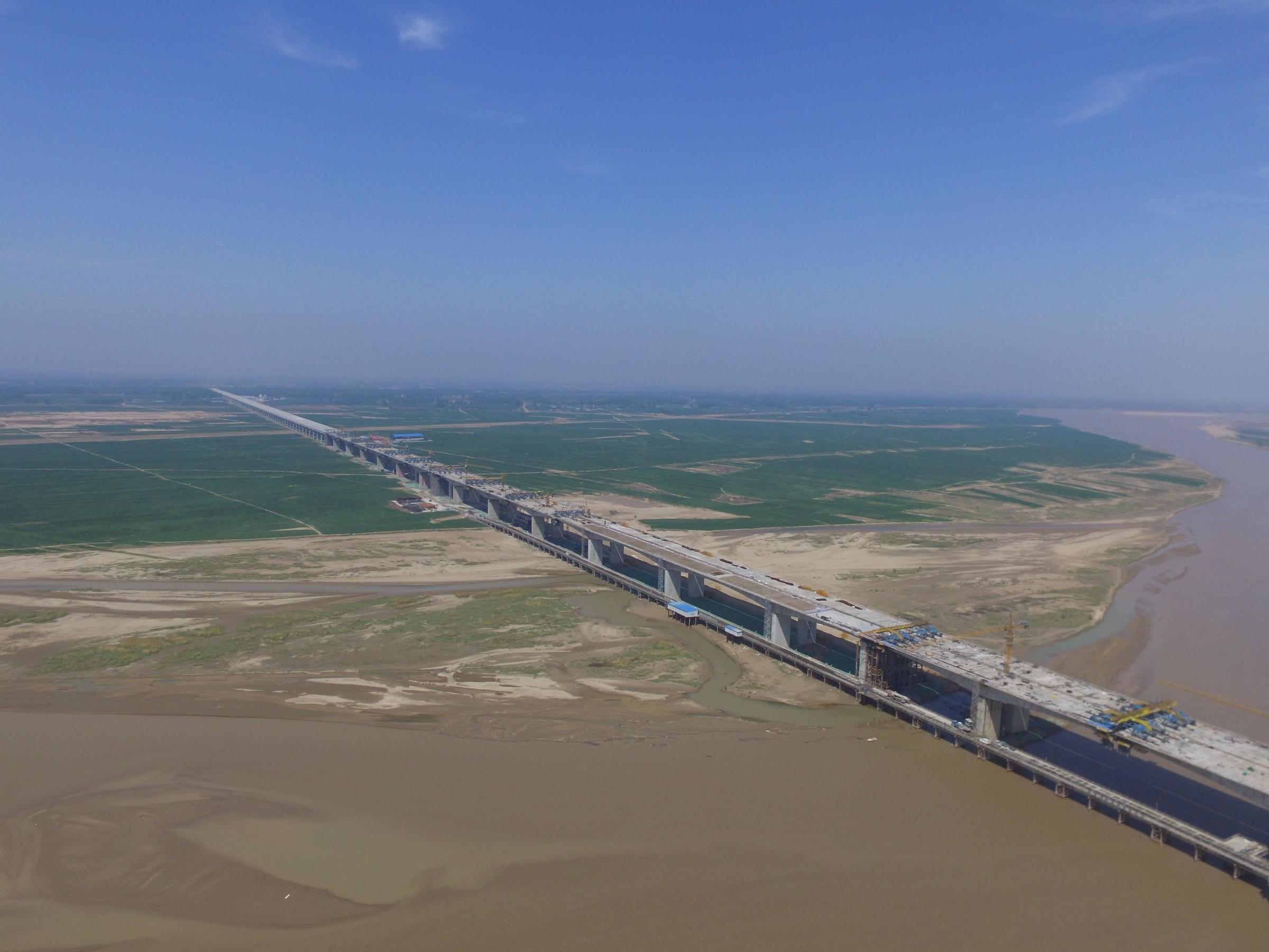 好消息!官渡黄河特大桥主桥合龙,全长7377米