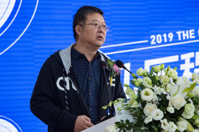 董事总经理张春雷先生发表开业致辞河南合众汇泽捷达体验中心的开业