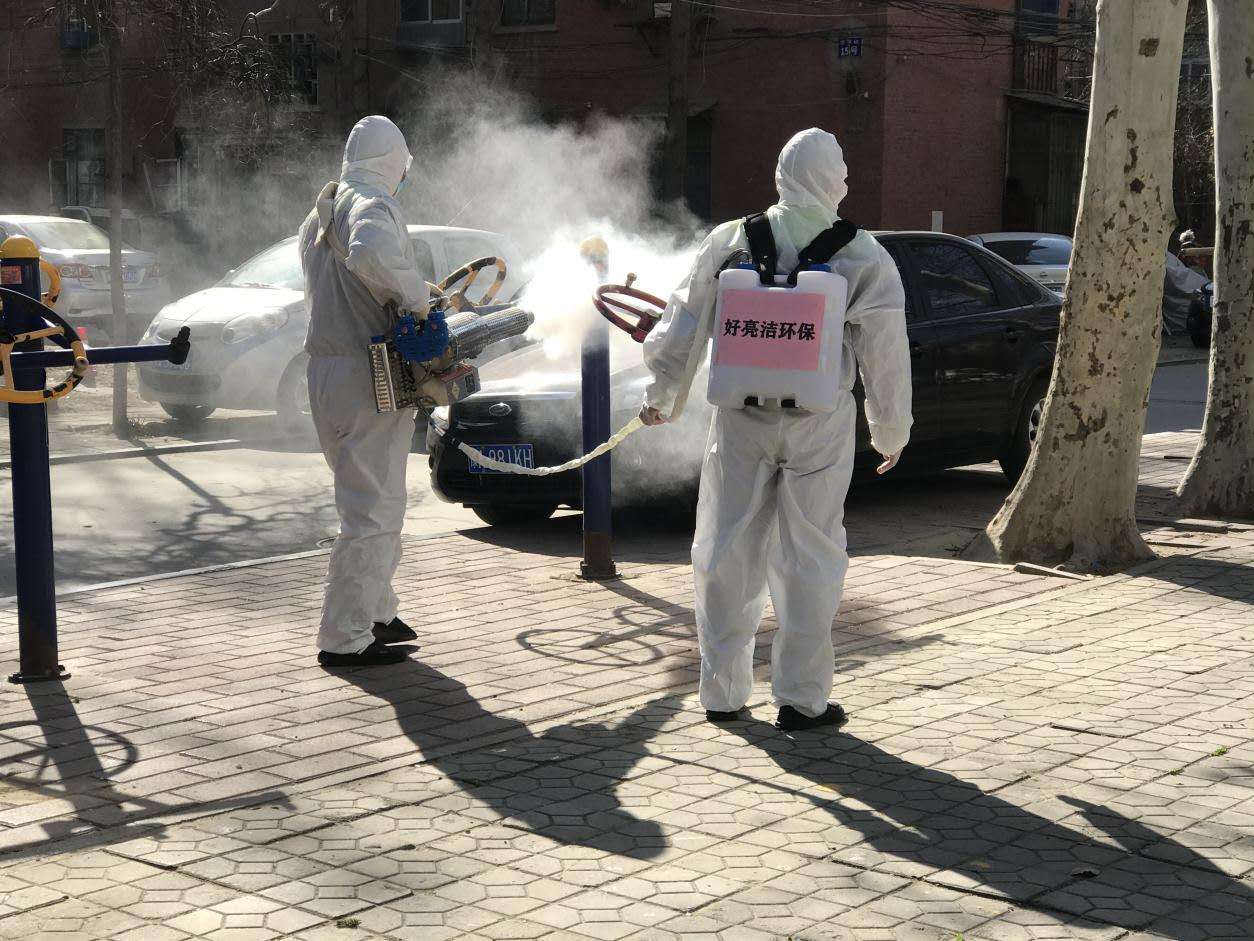 福华街街道:全面消杀行动,助力疫情防控