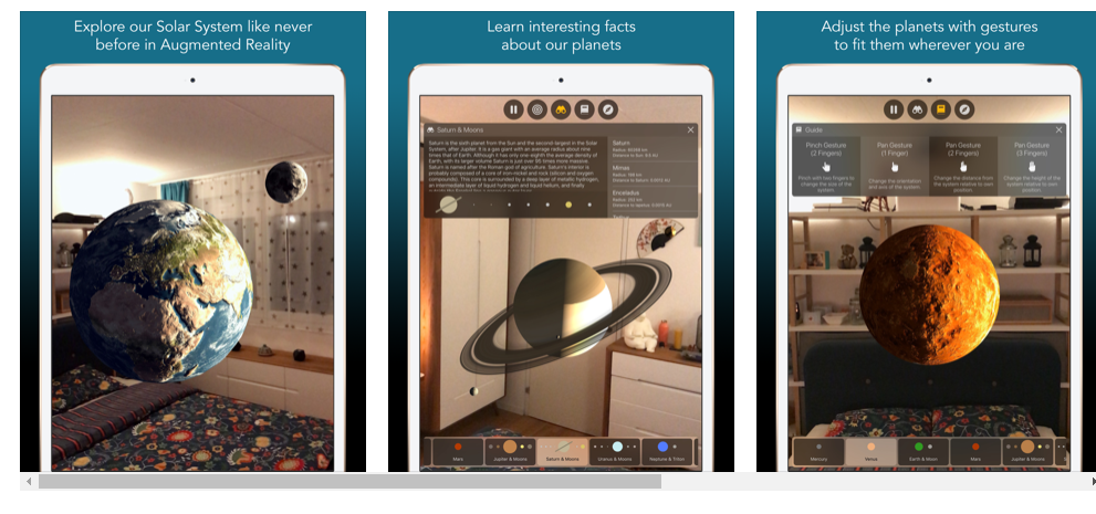 iphone 和 ipad 上的ar app,让你身临其境来学习