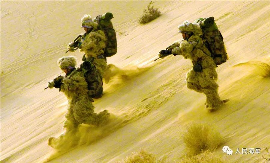 请给人民海军 送上一份祝福 如今 人民海军五大兵种紧握铁拳—— 水下