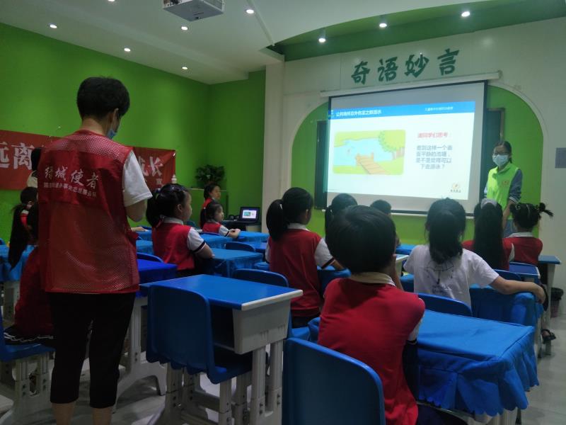 国基路街道:金印阳光社区开展防儿童溺水安全教育宣讲活动