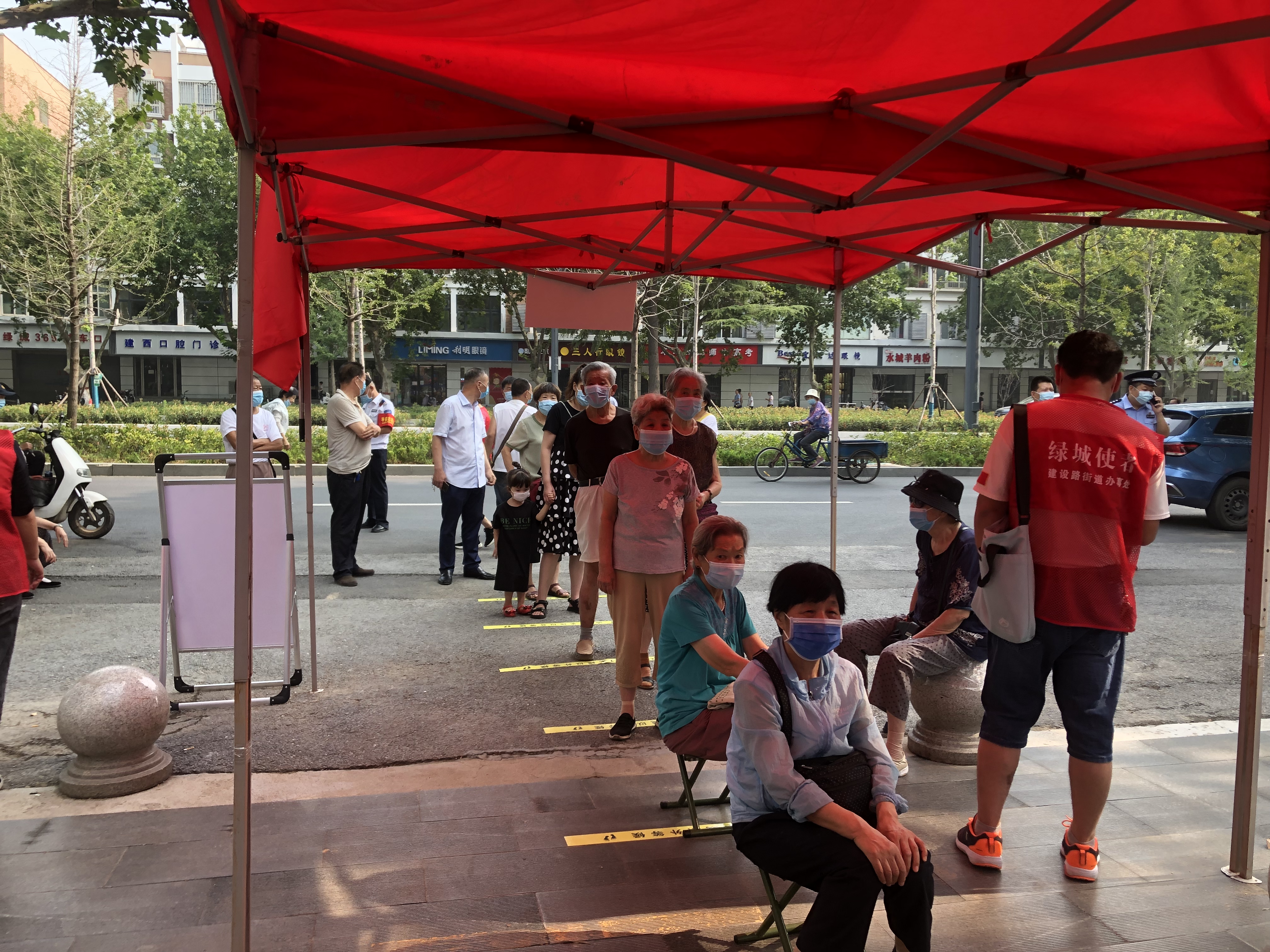 市场街社区第四次全民核酸检测有序稳步推进中 豫视频网